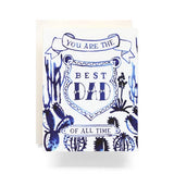 Indigo Cactus Dad Card