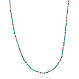 Handmade Beaded Necklace | Turquoise