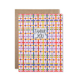 Thank You Plaid Card