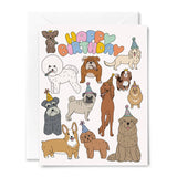 Happy Birthday Dogs Card