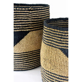 Black and Gold Sisal Bin