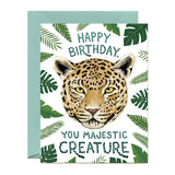Majestic Jaguar Birthday Card