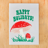 Holiday Mushrooms Card