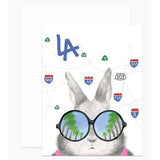 LA Freeways Bunny Card