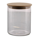 Finn Glass Canister With Wood Lid