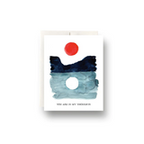 Sun and Moon Thoughts Card