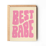 Best Babe Card