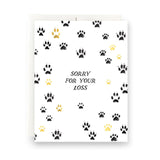 Paws Sorry For Your Loss Card