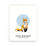 Fox Birthday Card
