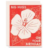 Big Hugs On Your Birthday Card