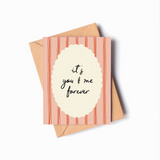 You and Me Forever Card