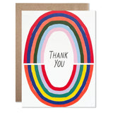 Thank You Neon Arches Card