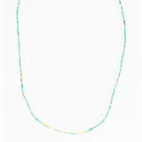 Turquoise Beaded Necklace With Gold Vermeil Clasp
