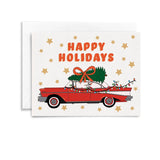 Happy Holidays Car Box Notes | Set of 6