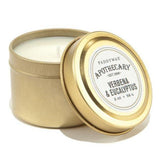 Apothecary 2 oz Gold Tin | Verbena & Eucalyptus