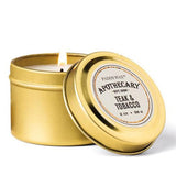 Apothecary 2 oz Gold Tin | Teak & Tobacco