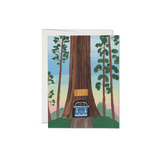 Best Friends Forever Redwood Card