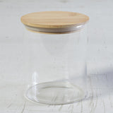 Finn Glass Canister With Wood Lid