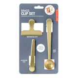 Brass Clip Set