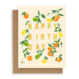 Citrus Birthday Card