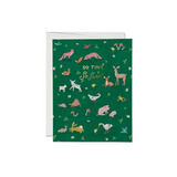 Tiny Animals Card