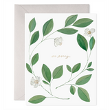 Magnolia Condolence Card