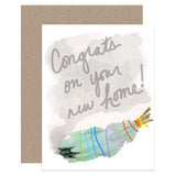 congrats new home sage card