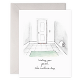 Bathroom Peace Card