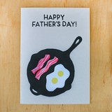Dad Frying Pan Card