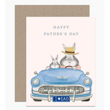 Dad Blue Car Card