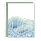 Ocean of Thanks Card