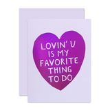 Lovin' You Card
