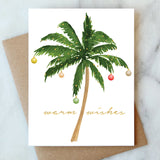 Christmas Palm Tree Card Boxed Notes