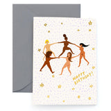 Ring Around The Daisies Birthday Card