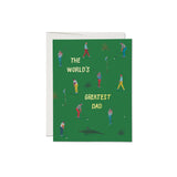 Golf Dad Green Grass Card