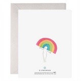 Rainbow Head Card