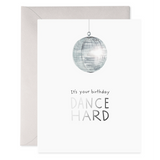 Disco Ball Dance Hard Card