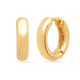 Thick Gold Huggie | 13mm