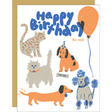 Happy Birthday Fur Real Card