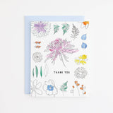 Floral Thanks Card