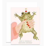 Toadally Awesome Birthday Card