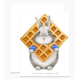 I Like You A Waffle Lot Card