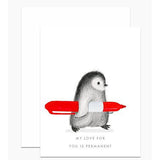Permanent Love Card