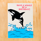 Whale Birthday Card