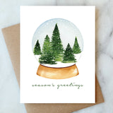 Snow Globe Holiday Boxed Notes