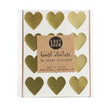 Heart Stickers | Gold