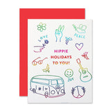 Hippie Holiday Card