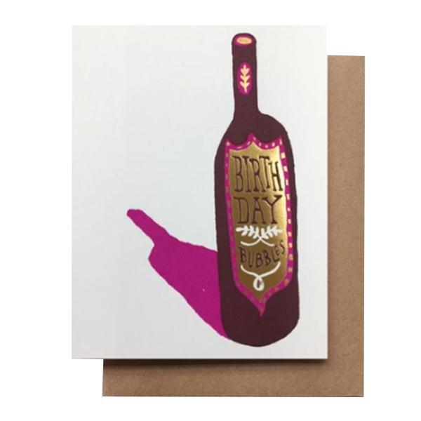 birthday bubbles card