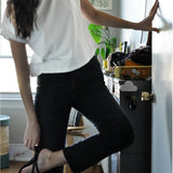 Fille Tee | Clean White