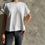 Fille Tee | Clean White